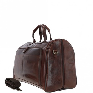 Leather Flight Cabin Weekend Holdall - 8150 - Brown by Ashwood Leather