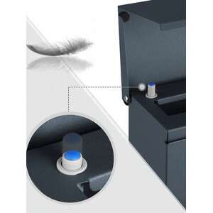 Lockable Post Box Mounted on the Wall - Grey by SONGMICS