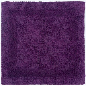Luxury Reversible Cotton Shower Mat - Purple by Homescapes