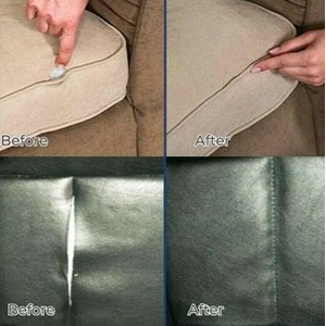 Extra Strong Fabric Glue Bonds Sew Quickly Ideal for Hemming patching - White by Caprican