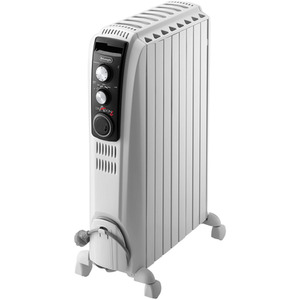 Delonghi 2kW Dragon 4 Oil Filled Radiator - White by DeLonghi