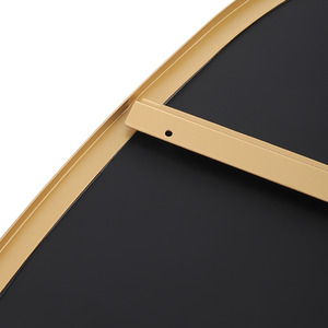 Grain-Shaped Iron Frame Explosion-Proof Mirror by Livingandhome