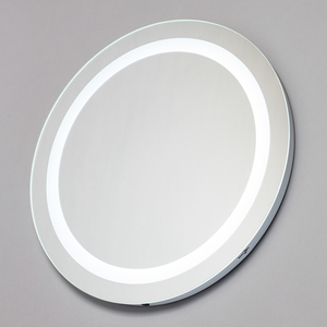 Tay LED Circular Bathroom Mirror Wall Light - Chrome by Litecraft