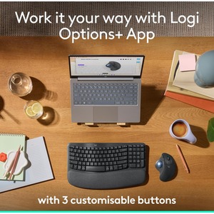 Logitech ERGO M575S Wireless Trackball Mouse - Multicolour by Logitech