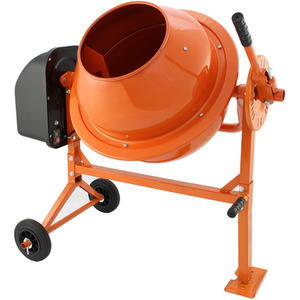 T Mech Electric Cement Mixer 70 Litre - Orange by T mech