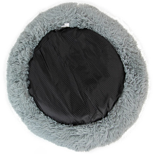 Fluffy Dog Bed in Grey - Grey / M by Actiaspet