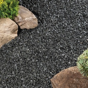 Charcoal Chippings 14mm Bulk Bag - Black by Deco-Pak