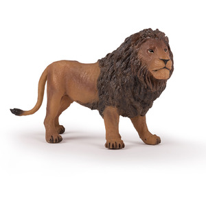 PAPO Large Figurines Large Lion Toy Figure - Brown by PAPO