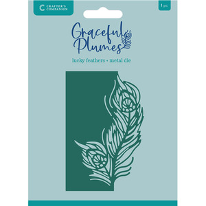 Lucky Feathers - Silver by Crafters Companion