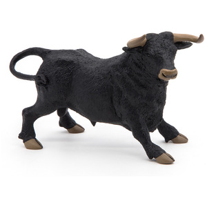 PAPO Farmyard Friends Andalusian Bull Toy Figure - Black by PAPO