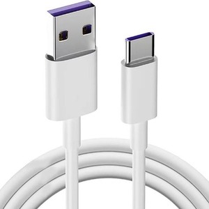 USB A to USB C Fast Charge Cable - White by Justjack