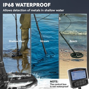 Outsunny Gold Metal Detector with DSP Chip and 5 Professional Modes - Dark Grey by Outsunny