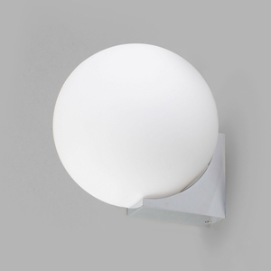 Bola Bathroom Flush Ceiling Light - Chrome by Litecraft