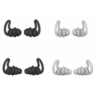 Reusable Noise Cancelling Earplugs - Black / 2 Tier