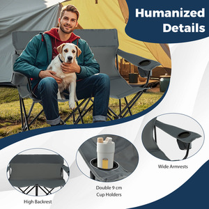 2-Person Outdoor Lawn Chair by Costway