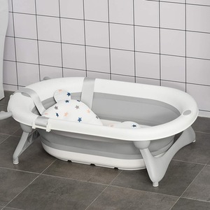 Baby Bath Tub - Grey by HOMCOM
