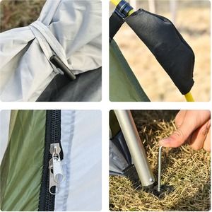 Outsunny Five Man Pop Up Tent - Army Green by Outsunny