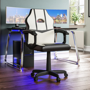 Comet Racing Gaming Chair - White by Vida Designs