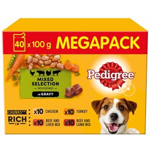 Pedigree Vital Protection Meat Selection Gravy Pouches - 40 by Pedigree