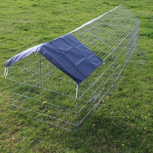 Metal Pet Run with Roof - Silver by Actiaspet