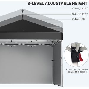 Outsunny 3x3(M) Pop Up Gazebo Party Tent by Outsunny