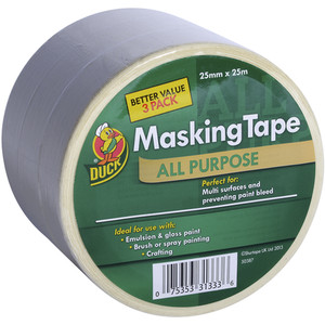 Duck All Purpose Masking Tape Triple Pack by Duck Toilet Products