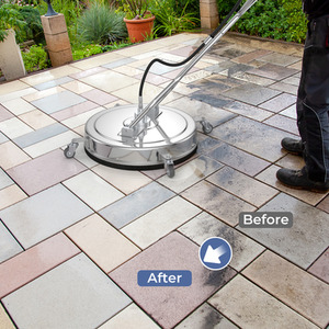 Pressure Washer Surface Cleaner - Silver by Costway