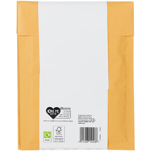 Pack of 4 Bubble Envelopes - Brown / 170 x 225mm