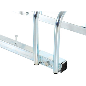 HOMCOM Bike Stand Parking Rack 2022 - Silver / 110L x 33W x 27H cm by HOMCOM