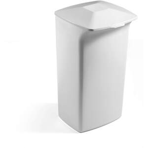 Durable DURABIN Square 40 Litre Waste Bin - Grey by Durable