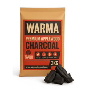 Applewood Lumpwood BBQ Charcoal - Black / 2 by Warma