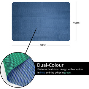 Reversible Dual-Colour PVC Shower Mat by Nicoman