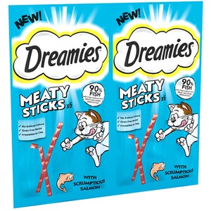 Dreamies Meaty Sticks - Salmon by Dreamies