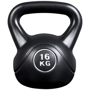 Training Kettlebell for Home Gym Fitness - Black / 16kg by Yaheetech