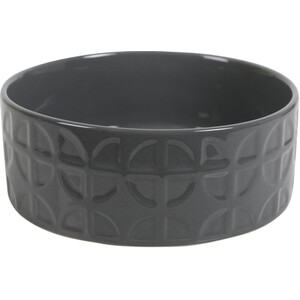 Geo Debossed Pet Bowl