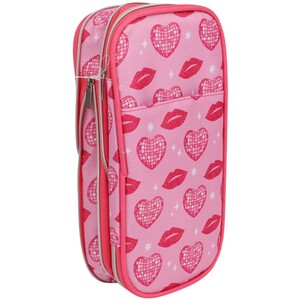 Let's Dance Compartment Pencil Case - Pink