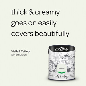 Crown Walls and Ceilings Silk Emulsion by Crown Paints