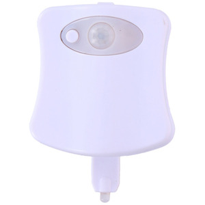 Motion Sensor Toilet Night Light Home LED Bathroom Sensor Light LED - multicolour by UMKY