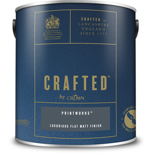 Crown Crafted Luxurious Flatt Matt Paint - Printworks by Crown Paints