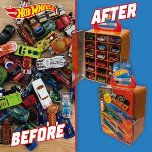 Hot Wheels 1-64 Scale Metal Car Carry Case - Red