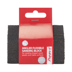 Angled Flexible Sanding Block Fine / Medium by prepare it