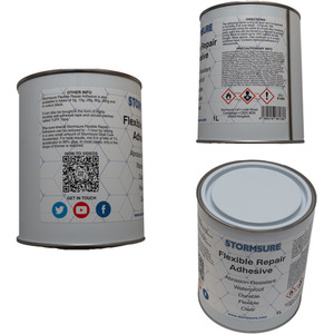Stormsure Flexible Repair Adhesive 1l - Clear by Stormsure