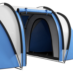 Outsunny 2 Room Tent with Living Area and Awning, 3000mm Waterproof by Outsunny