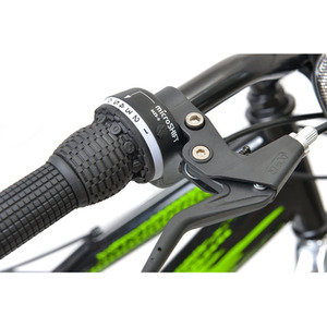 Basis 2 Full Suspension Mountain Bike, 26in - Black/Green by Basis
