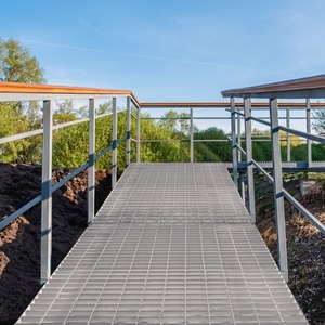 Galvanised Grating Mesh Panels - Silver / 80cm by Monster Shop