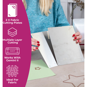 Gemini II Fabric Cutting Plates by Crafters Companion