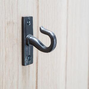 20x70mm Hanging Hook - Black by Hammer and Tongs