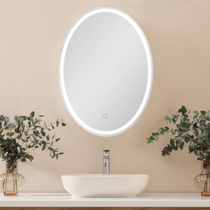 Boston LED Mirror - Silver / Oval