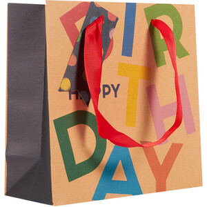 Pack of 3 Kraft Polka Multi Sized Gift Bags