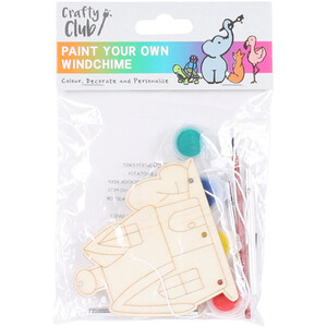 Paint Your Own Wind Chime Craft Kit by Crafty Club